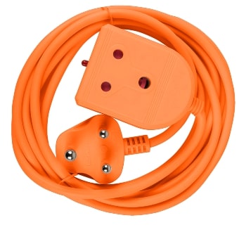 EXTENSION LEAD 16A 3M ORANGE E/MATE