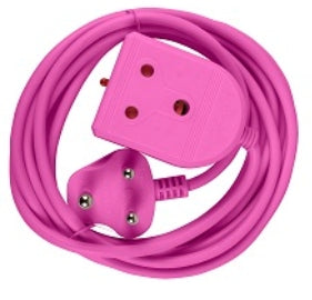 EXTENSION LEAD 16A 3M PINK E/MATE