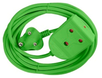 EXTENSION LEAD 16A 5M GREEN E/MATE