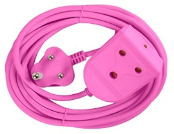 EXTENSION LEAD 16A 5M PINK E/MATE