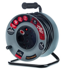 EXTENSION REEL PVC 16A 25M E/MATE