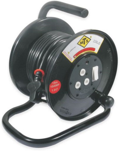 EXTENSION REEL STEEL 40M X 2.5mm X 16AMP  D/P
