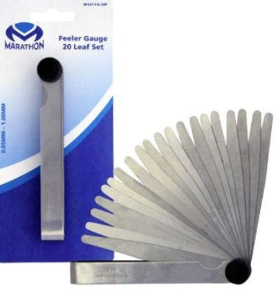 Feeler Gauge 20 Leaf Set (0.05mm - 1.00mm)
