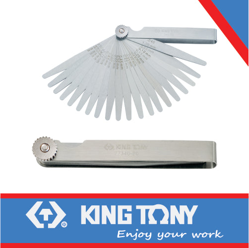 FEELER GAUGE METRIC 0.05-1.00MM 20 BLADE