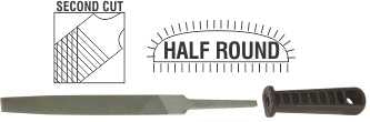 FILE.AFILE H/R 2ND CUT 200MM SLEEVE