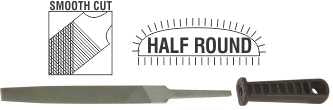 FILE.AFILE H/R SMOOTH 150MM SLEEVE