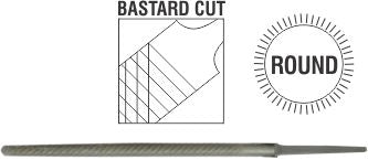 FILE.AFILE ROUND BASTARD 200MM SLEEVE