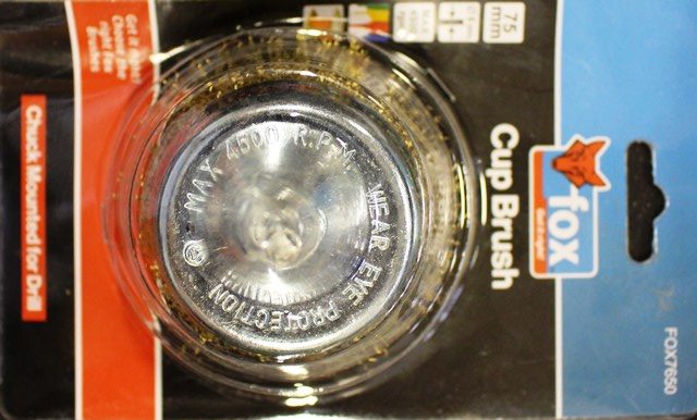 FOX CRIMPED STEEL WIRE CUP 75MM CRS