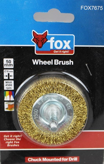 FOX CRIMPED STEEL WIRE WHEEL 50MM