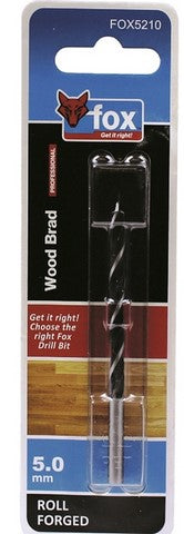 FOX DRILL BIT SPIRAL 5.0MM
