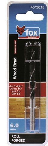 FOX DRILL BIT SPIRAL 6.0MM