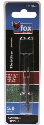 FOX DRILL BIT TILE & GLASS 5.0MM
