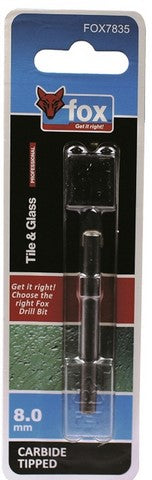 FOX DRILL BIT TILE & GLASS 8.0MM