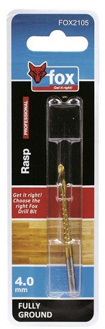 FOX RASP DRILL 4.0 X 75MM HSS