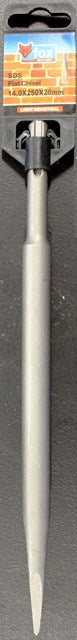 FOX SDS PLUS FLAT CHISEL 280MM  20MM