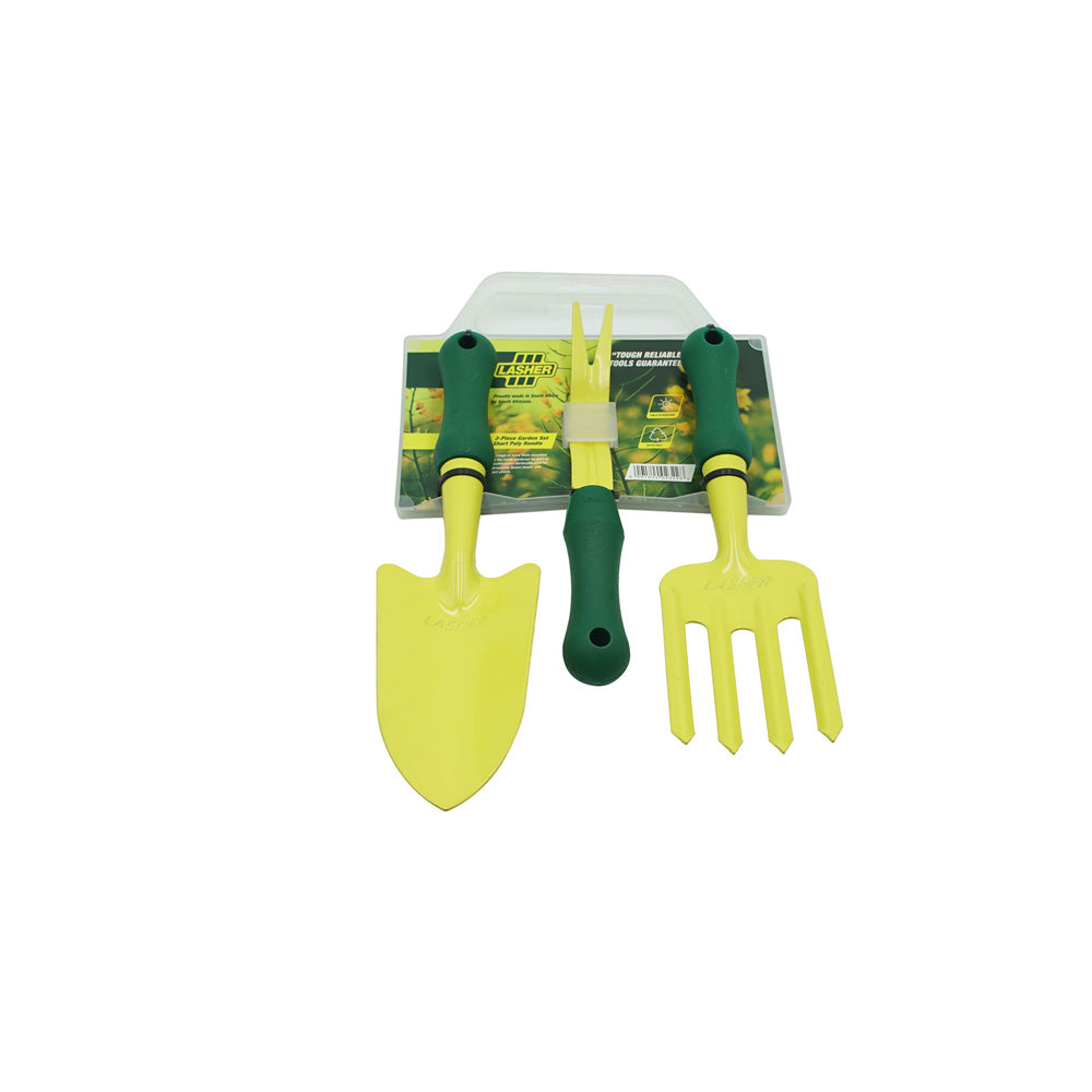 3 Piece Garden Set Short Handle