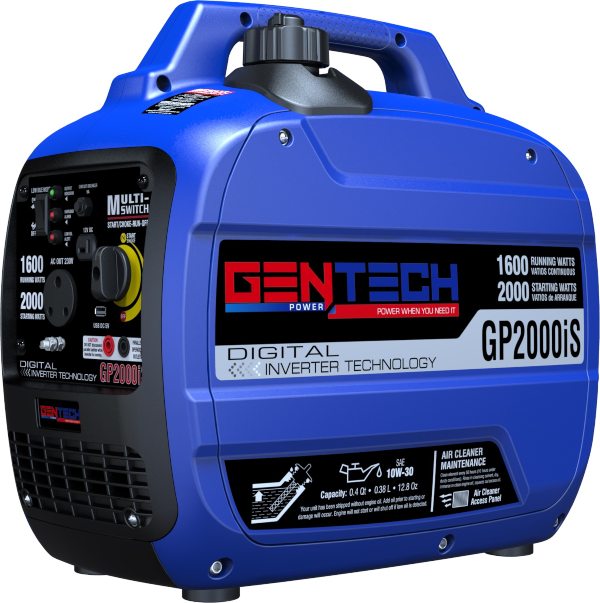 GENTECH 2KVA DIGI RECOIL INVERTER GENERA