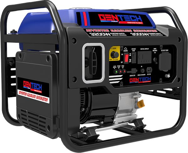 GENTECH 3KVA DIGI OPEN RECOIL INVERTER
