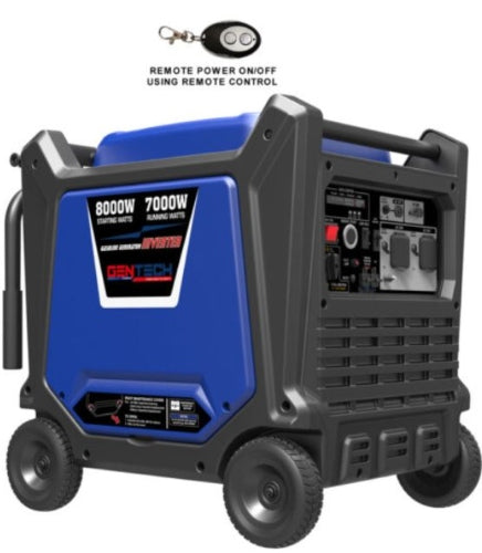 GENTECH INVERTER GENERATOR 8KVA W/WHEELS