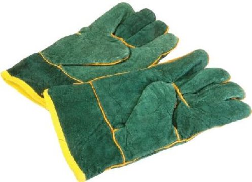 GLOVE MATSAFE GREEN/YEL STD50MM PP 120