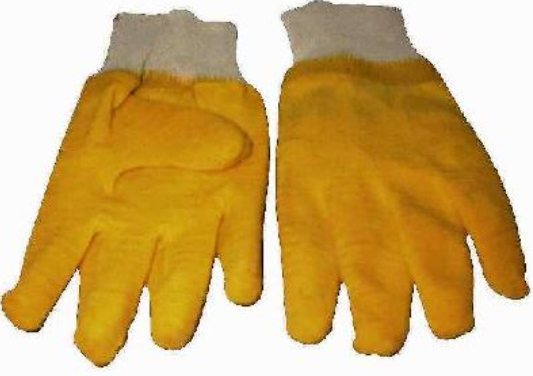 GLOVE MATSAFE LATEX KNIT YELLOW PP 120