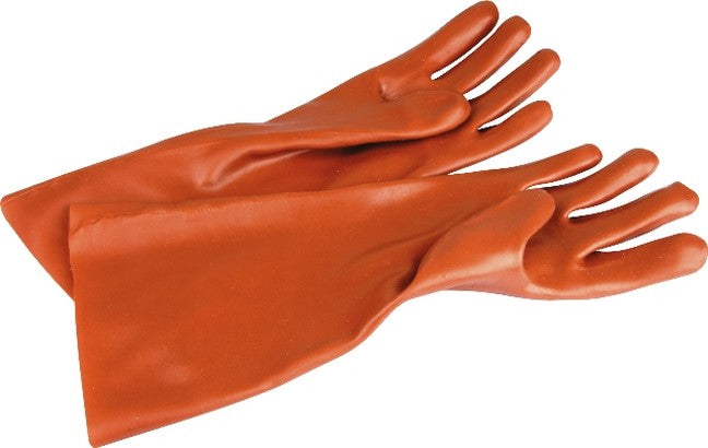GLOVE PVC 204MM CUFF P/PAIR CARD