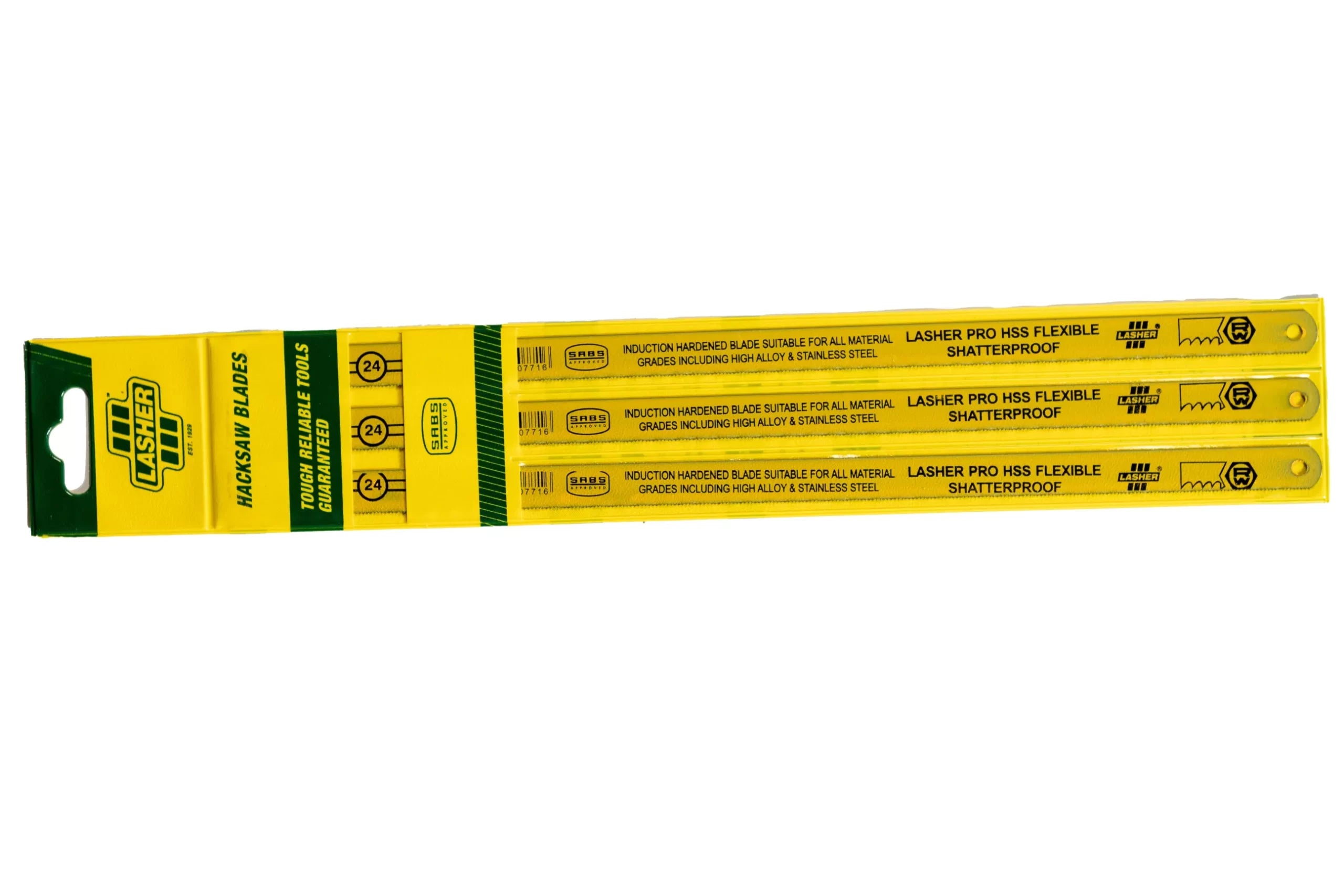 LasherPro 24T 3 Pack Hacksaw Blades