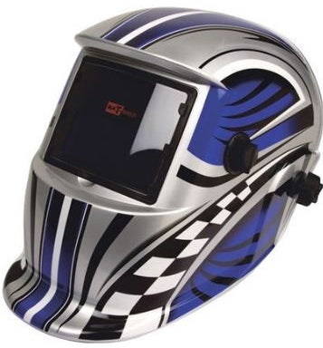 HELMET MAT AUTO-DARK GRIND OPT BLUE