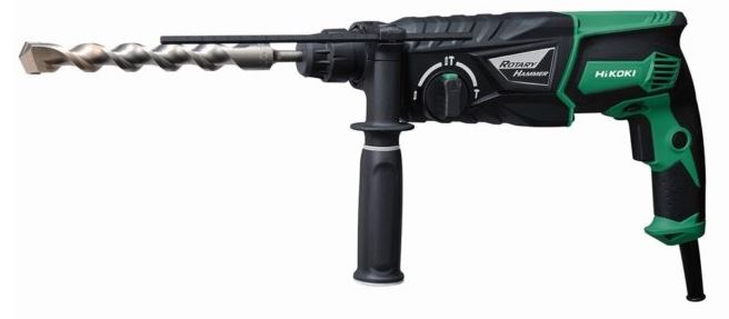 HIKOKI ROTARY HAMMER DRILL 830W 3.2J 3 MODE DRILLING & IMPACT DRILLING & CHIPPING