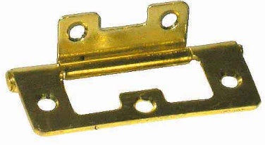 HINGE SINKLESS BRASS PLATED  50MM 10PAIR