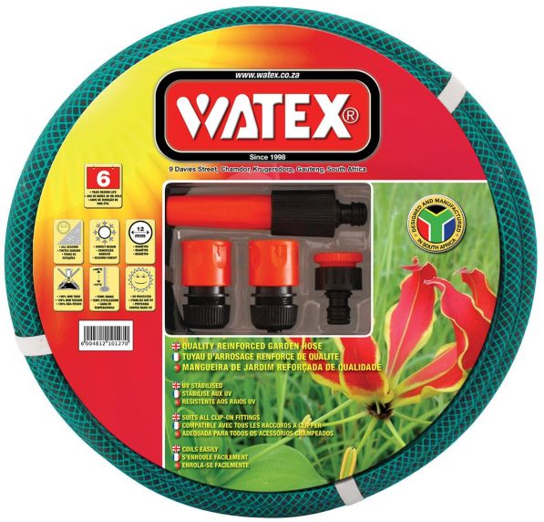 HOSEPIPE WATEX (3/4) 20MMX 30M 6Y W/FIT