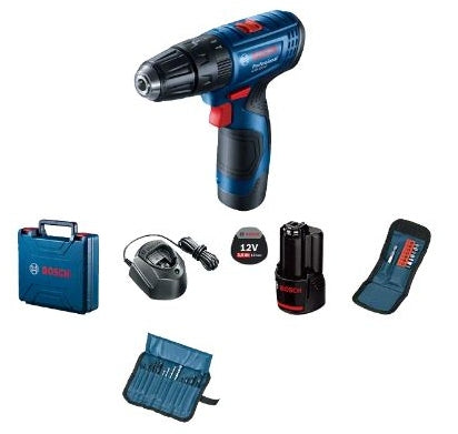 Impact Drill 18V, 2x 1.5Ah, Case, 54/21 Nm, chuck: 1.5-13mm