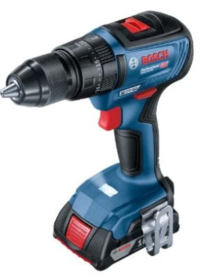 Impact Drill 18V, 2x 2.0Ah, Case, 50/28 Nm, chuck: 1.5-13mm