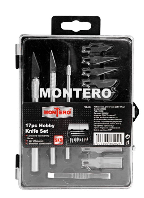 KNIFE KENDO 17PC HOBBY SET