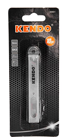 KNIFE KENDO 9MM SNAP OFF BLADES - 10PC