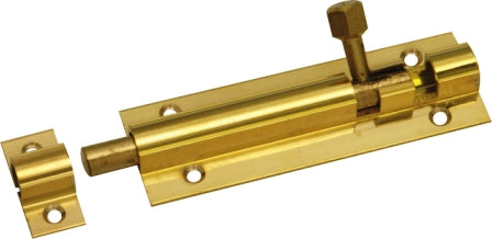 MACKIE BOLT BARREL STR S/BRASS 75MM 1PC