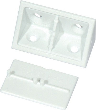 MACKIE CORNER BLOCK&CAP PLAST WHITE 4PC
