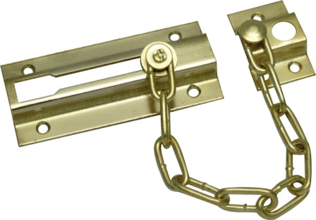MACKIE DOOR CHAIN BRASS PLATED 1PC
