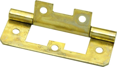 MACKIE HINGE FLUSH BR/P  64MM 1PR