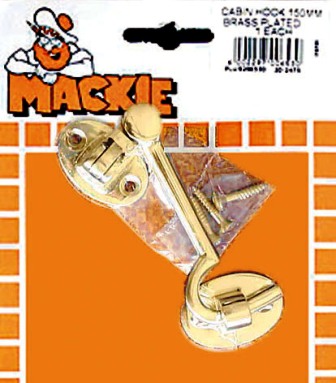 MACKIE HOOK CABIN DOUBLE SWIV 100MM 1PC