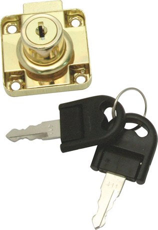 MACKIE LOCK DRAWER BR/P 1PC