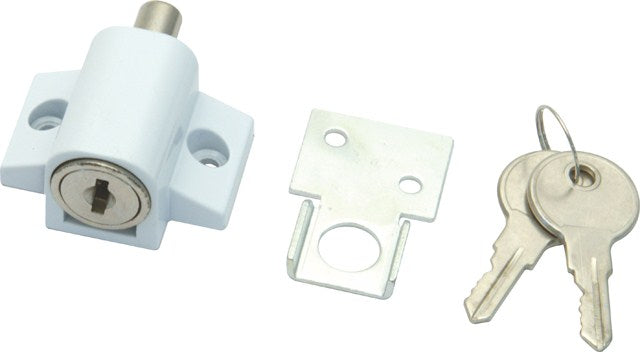 MACKIE LOCK PATIO WINDOW PUSH WHITE