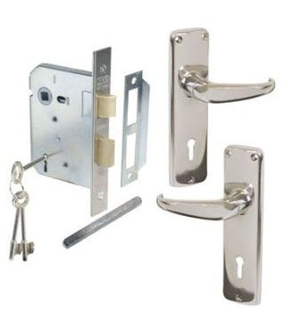 MACKIE LOCKSET MORTICE CP W/HD HNDLS 2L