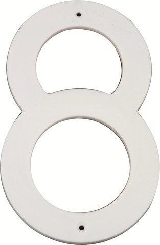 MACKIE NUMBER PLASTIC WHITE 200MM NO.2