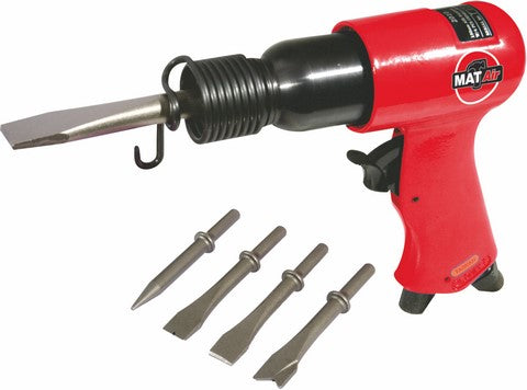 MATAIR, HAMMER, 250MM, W/4PC, CHISEL, ROUND
