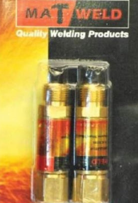 MATWELD P/P F/BACK ARRESTOR SET TORCH