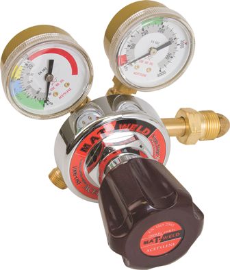 MATWELD REGULATOR ACET H/D SINGLE STAGE