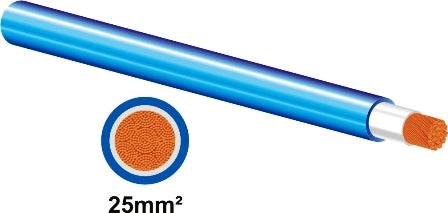 MATWELD WELDING CABLE 25MM2 BLUE  30M