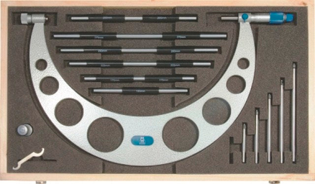 MIC MAW O/S.SET 150-300MM X.01MM W/ANVIL