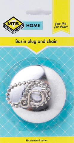 MTS HOME BASIN PLUG CHROME AND CHAIN
